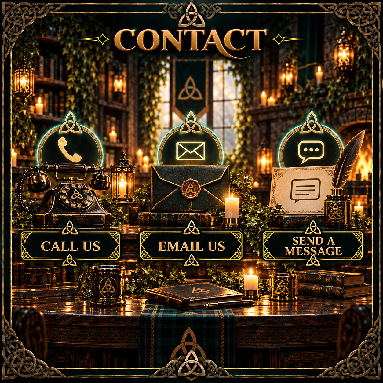 Celtic Contact desk