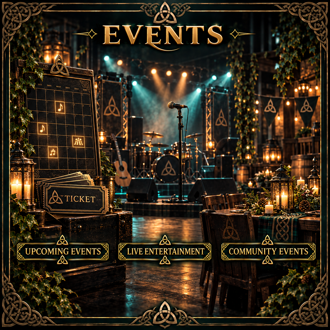 Celtic Events showcase
