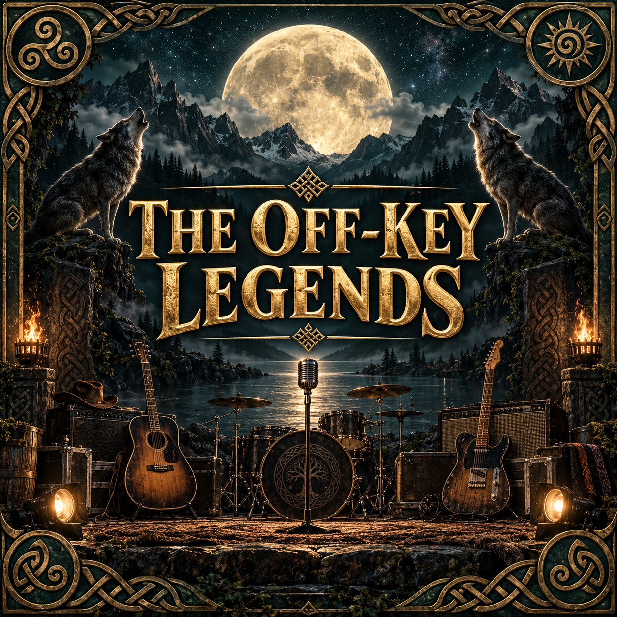 The Off-Key Legends under a Celtic moon